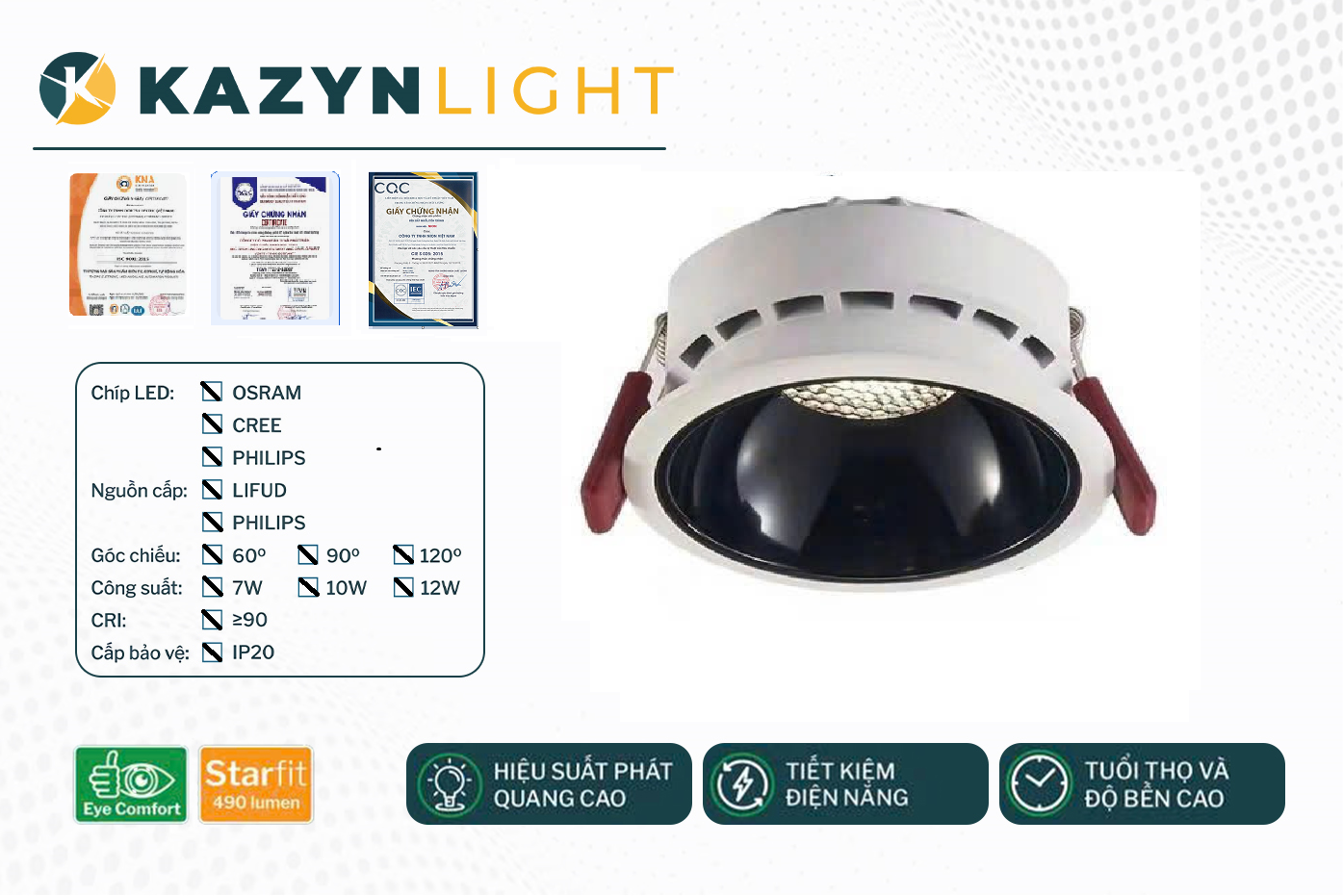 Âm trần Sportlight MESH - KZ019CĐ